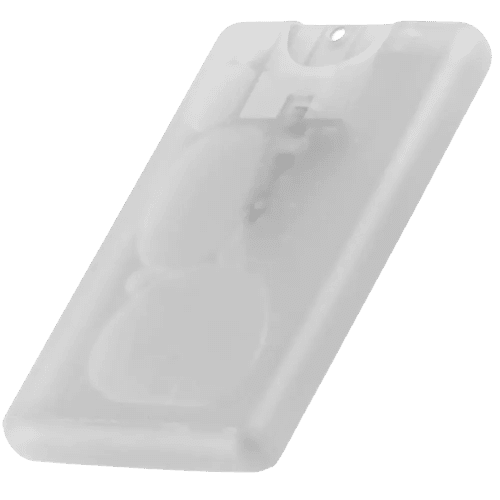 Express Printed Credit Card Hand Sanitisers in Frosted White from Total Merchandise
