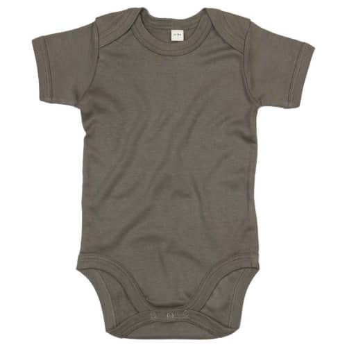 Baby Bodysuits in Camouflage Green