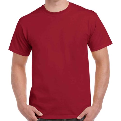 Gildan Heavy Cotton T-Shirts in Cardinal Red