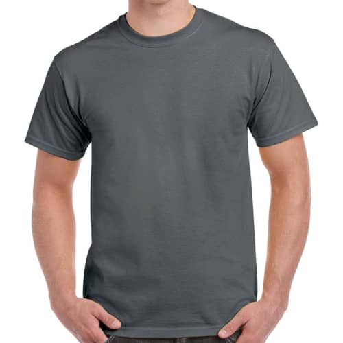 Gildan Heavy Cotton T-Shirts in Charcoal