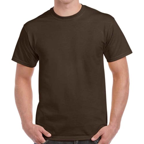 Gildan Heavy Cotton T-Shirts in Dark Chocolate