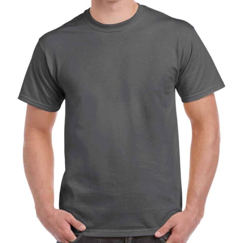 Gildan Heavy Cotton T-Shirts in Dark Heather Grey