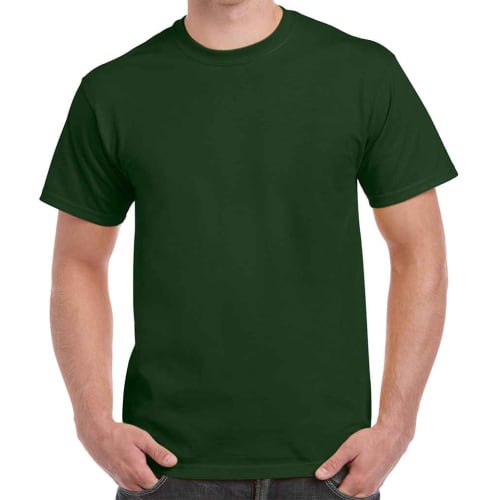 Gildan Heavy Cotton T-Shirts in Forest Green