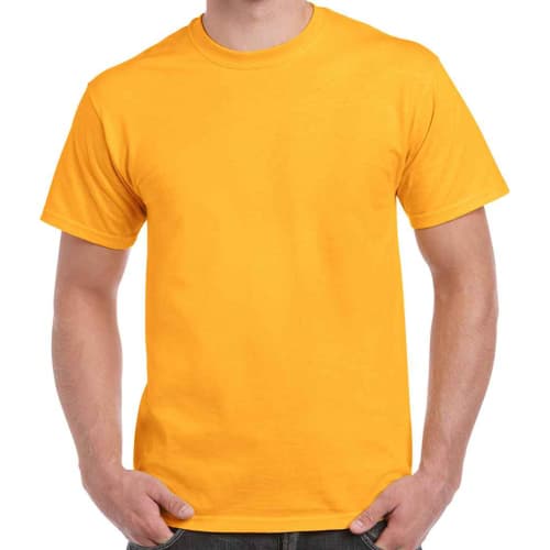 Gildan Heavy Cotton T-Shirts in Gold