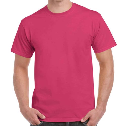 Gildan Heavy Cotton T-Shirts in Heliconia