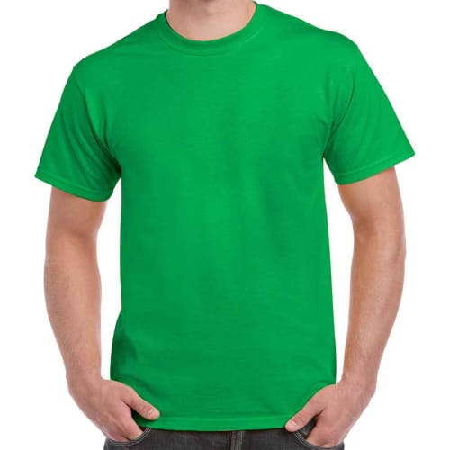 Gildan Heavy Cotton T-Shirts in Irish Green