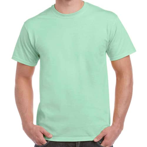 Gildan Heavy Cotton T-Shirts in Mint Green