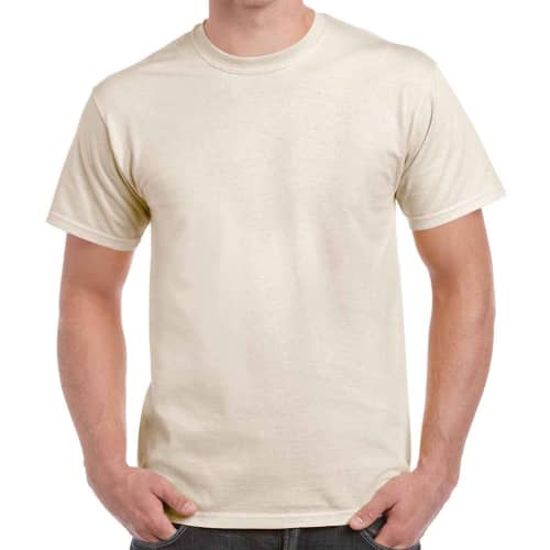 Gildan Heavy Cotton T-Shirts in Natural