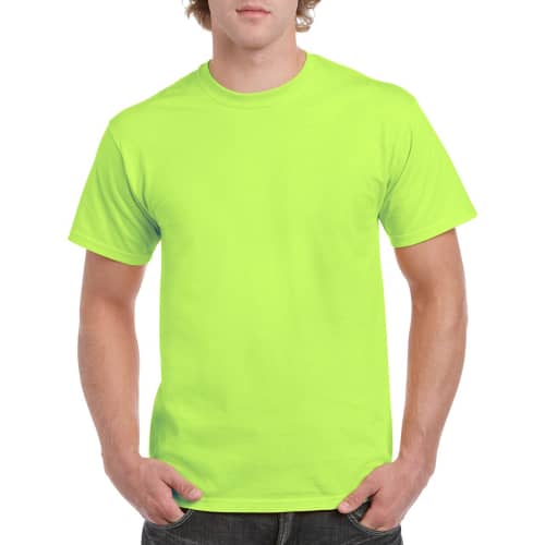 Gildan Heavy Cotton T-Shirts in Neon Green