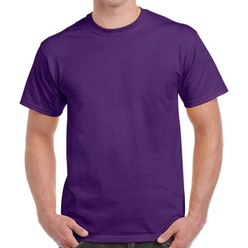 Gildan Heavy Cotton T-Shirts in Purple