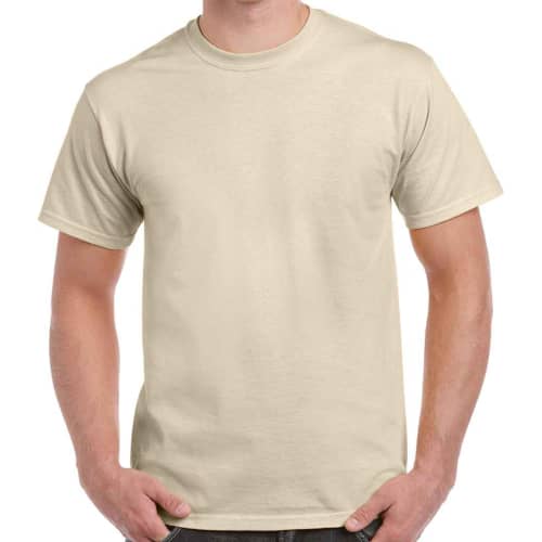 Gildan Heavy Cotton T-Shirts in Sand