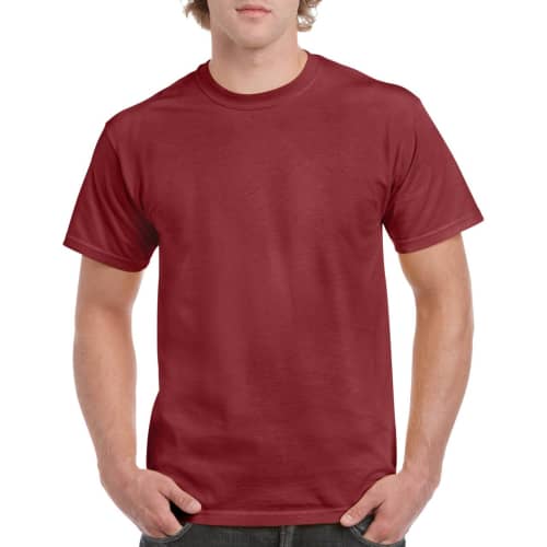 Gildan Heavy Cotton T-Shirts in Garnet