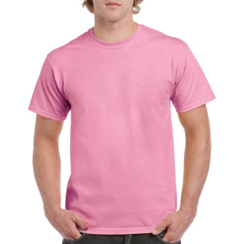 Gildan Heavy Cotton T-Shirts in Heather Radiant Orchid