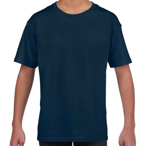 Gildan Children's Softstyle T-Shirts in Navy