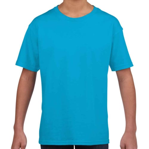 Gildan Children's Softstyle T-Shirts in Sapphire Blue