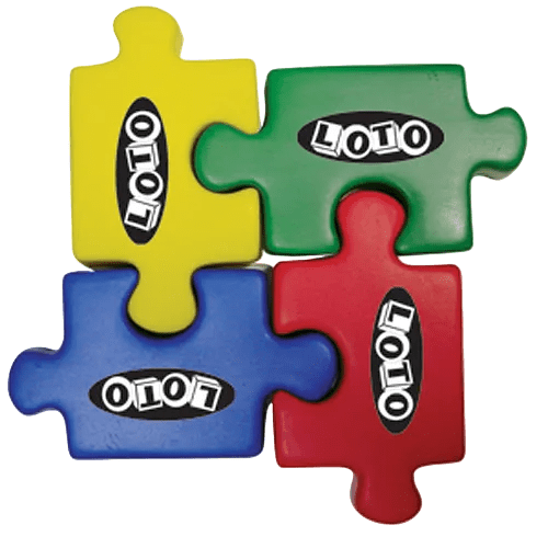 Colourful Stress Ball Puzzle Pieces for Campaign Merchandise