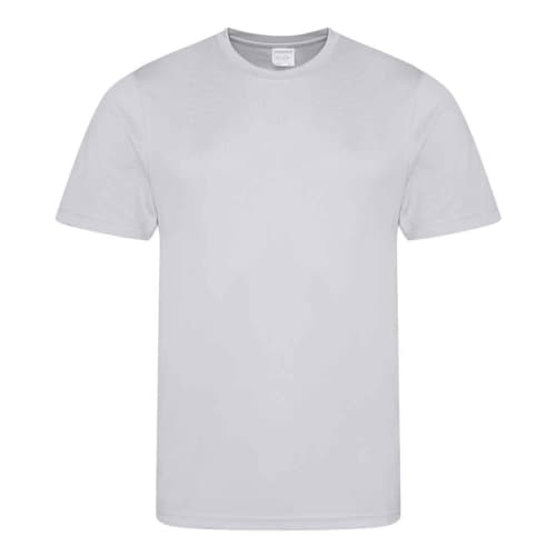 Promotional AWD Cool Tech Performance T-Shirts in Heather Grey from Total Merchandise