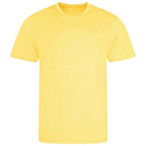 AWD Cool Tech Performance T-Shirts in Sherbert Lemon