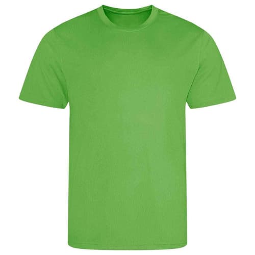 AWD Cool Tech Performance T-Shirts in Lime Green