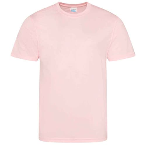 AWD Cool Tech Performance T-Shirts in Baby Pink