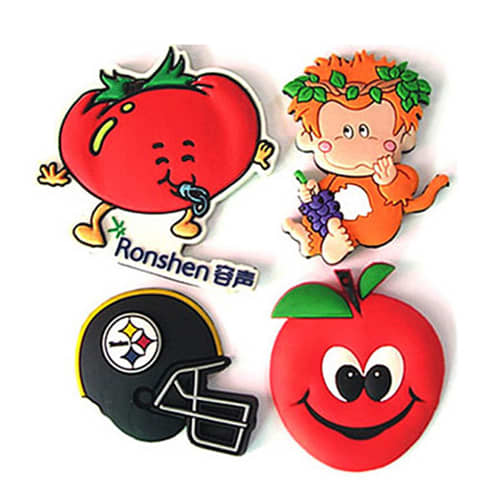 Branded Soft PVC Fridge Magnets in Bespoke Shapes Printed with a Logo by Total Merchandise