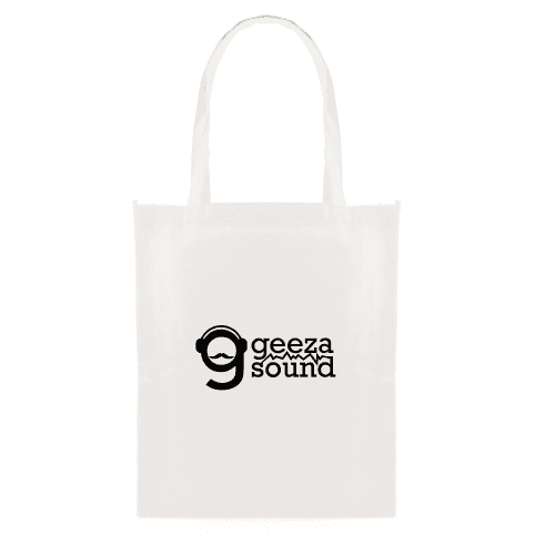 Recyclable Non Woven Shopper Bags in White