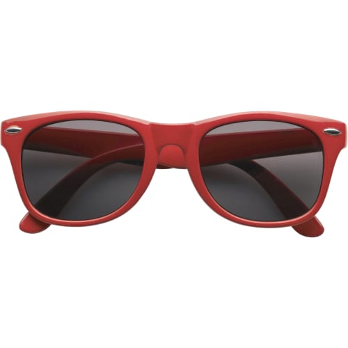 Promotional printed Classic Sunglasses in red from Total Merchandise