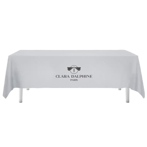 Rectangular Polyester Tablecloths in Ivory