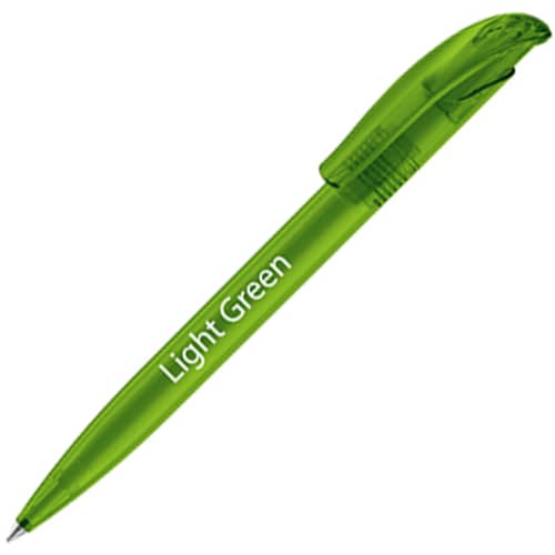Promotional Challenger Icy Ballpen in Light Green from Total Merchandise