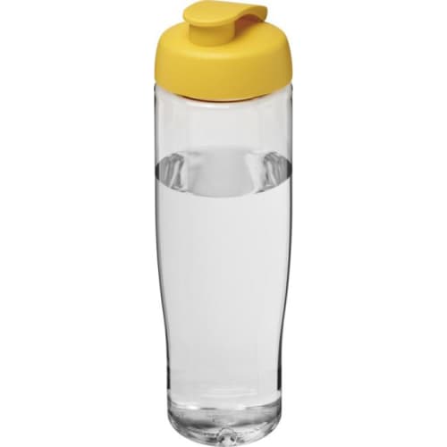 700ml Tempo Sports Bottles in Clear/Yellow