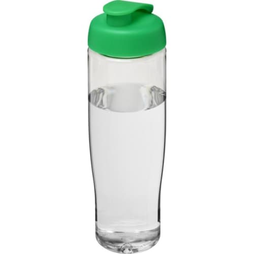 700ml Tempo Sports Bottles in Clear/Green