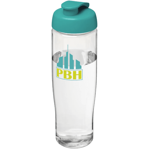 700ml Tempo Sports Bottles in Clear/Aqua