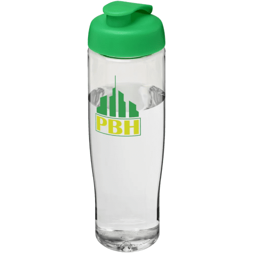700ml Tempo Sports Bottles in Clear/Green