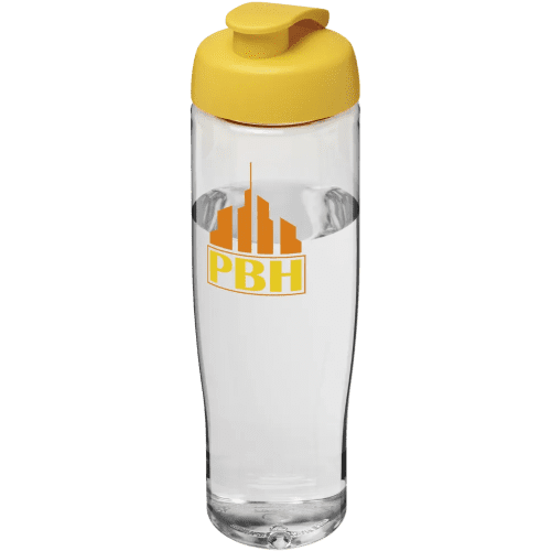 700ml Tempo Sports Bottles in Clear/Yellow