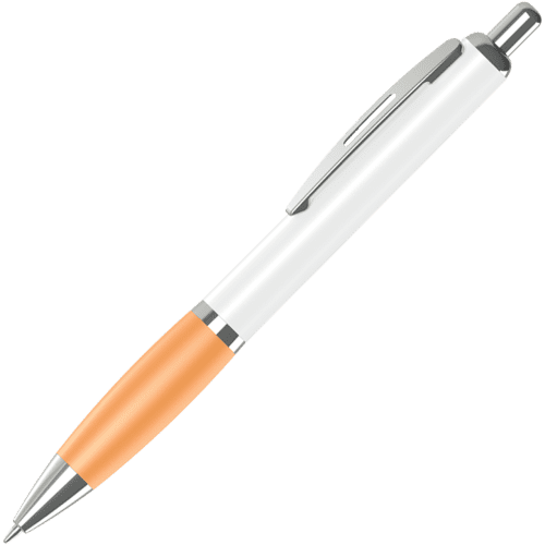 Custom Branded Contour 360 Wrap Ballpens in Orange Printed with a Design by Total Merchandise
