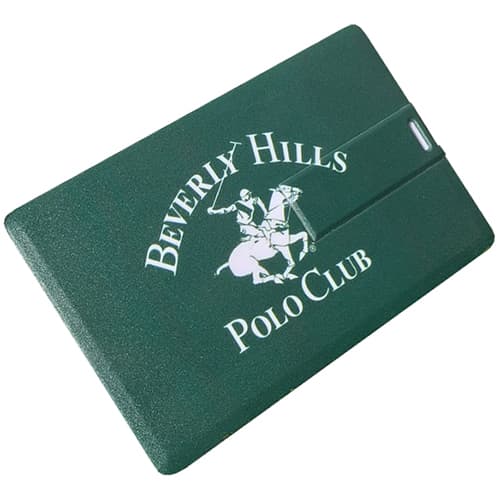 Promotional 4GB Express USB Flashdrive Credit Cards Printed with a Logo from Total Merchandise