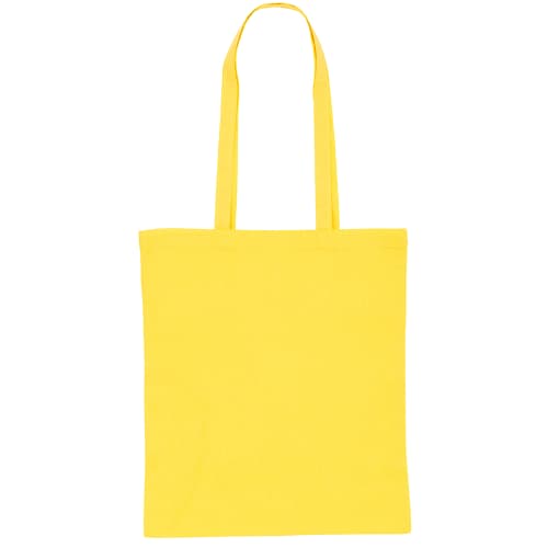 Branded eco shopping bags in yellow from Total Merchandise