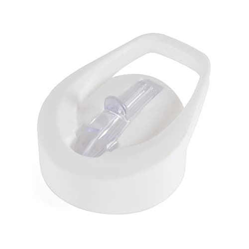 Promotional White Lid with Straw for Evelyn Tritan Drinks Bottles from Total Merchandise