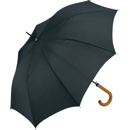 Fare Automatic Crook Handle Umbrellas in Black