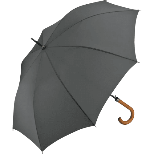 Fare Automatic Crook Handle Umbrellas in Grey