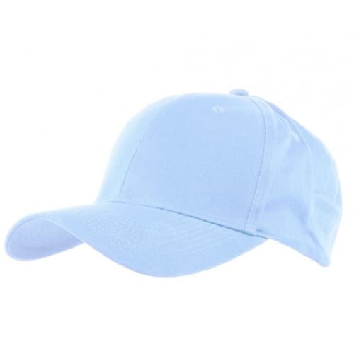 3D Embroidered Caps in Sky Blue
