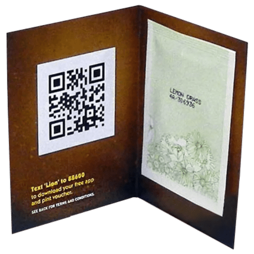 These promotional seed booklets come complete with a packet of seeds in the variety of your choosing