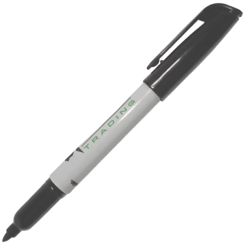 Markie Fine Permanent Markers in Grey/Black