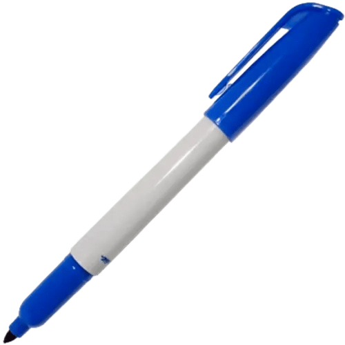 Markie Fine Permanent Markers in Grey/Blue