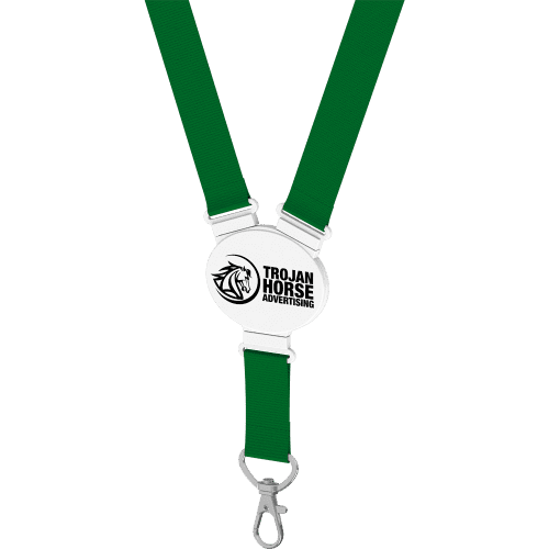 Oval Snap Lanyards in Green