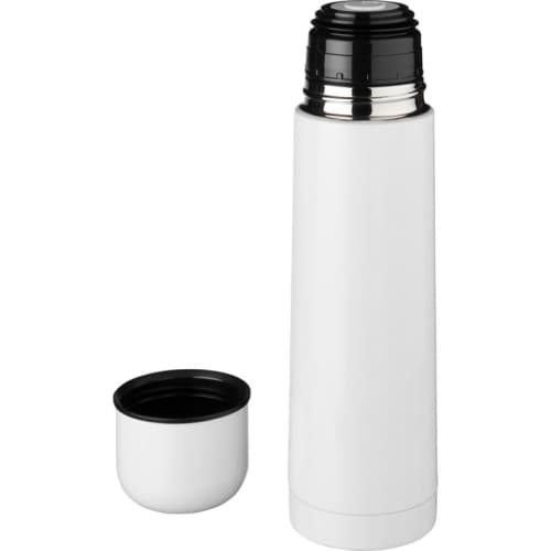 500ml Stainless Steel Flasks in White