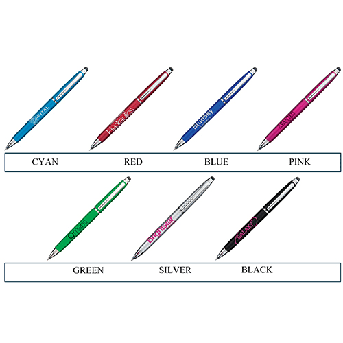 Promo Stylus ballpen for marketing ideas colours