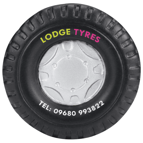 Stress Tyre in Black/Silver