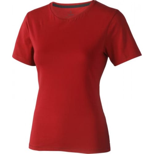 Custom Printed Ladies Cotton T-Shirts in Red from Total Merchandise