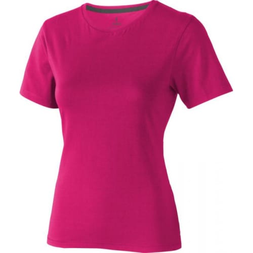 Ladies Cotton T-Shirts in Magenta